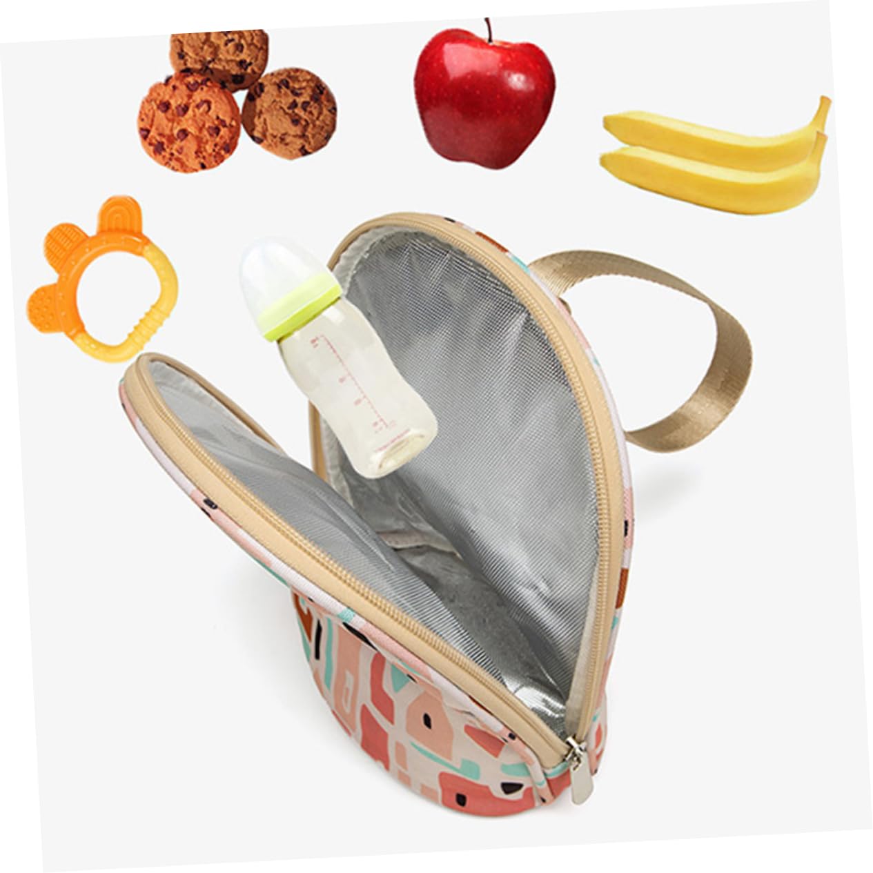 Kisangel Bolsa Térmica para Biberones 3 Unidades Ideal para Mamás para Viajes Y Lactancia Materna Ideal para Almacenar Leche Materna Ideal para Lactancia Materna De Poliéster Color