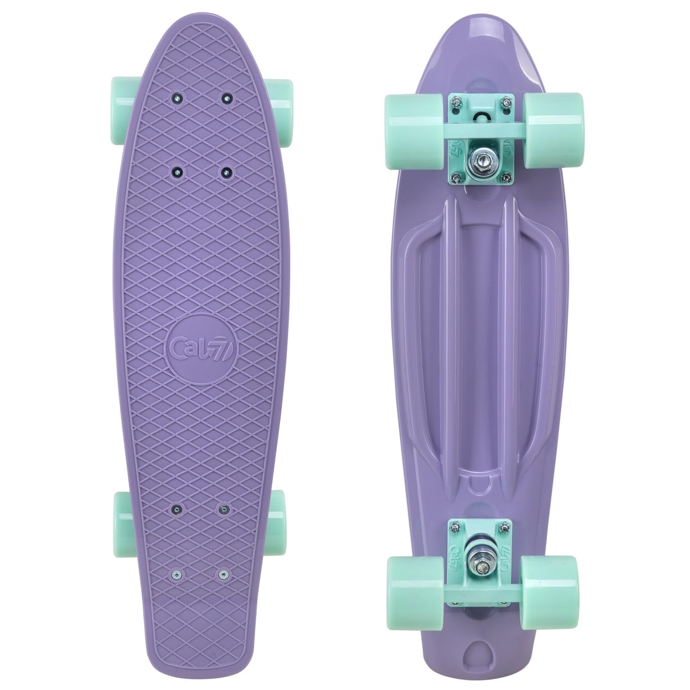 Cal 7 22" Complete Mini Cruiser Plastic Skateboard