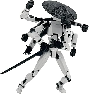 Generic Dummy 13 Action-Figure, Robot, Modern Anime Style, Plastic Material, Hanging Ornament, Fully Articulated Joints, Customizable Color Combinations, Gift Box Packaging