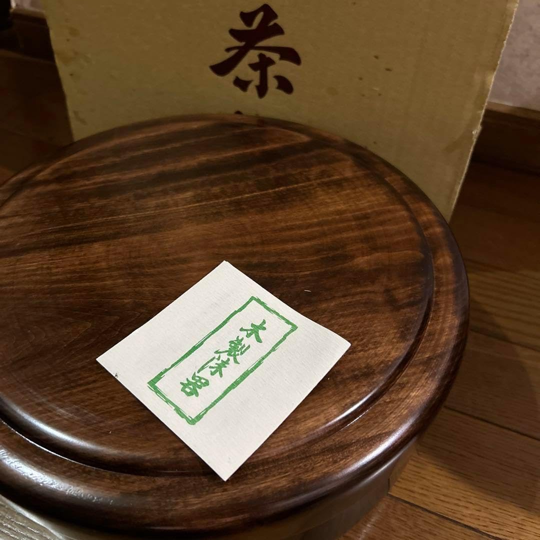 茶道具 共箱 茶道具 茶箱 都々楽セット （化粧箱） 寸法：17.7×20.6cm 高さ