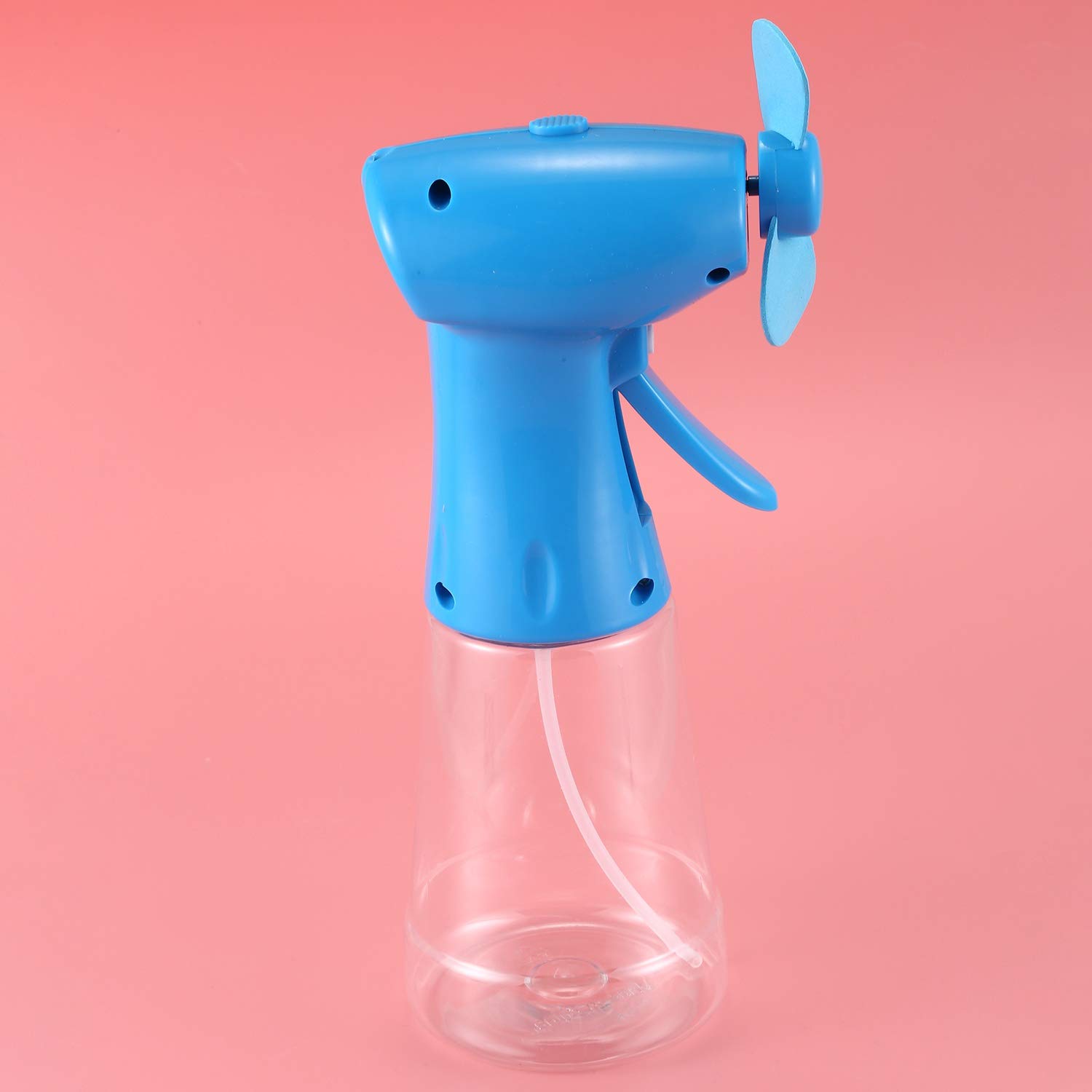 Ventilator mit Wassersprühnebel-Ventilator – Nebelventilator mit Nebel als batteriebetriebener Ventilator Wasserflasche Sprüher (300 ml)