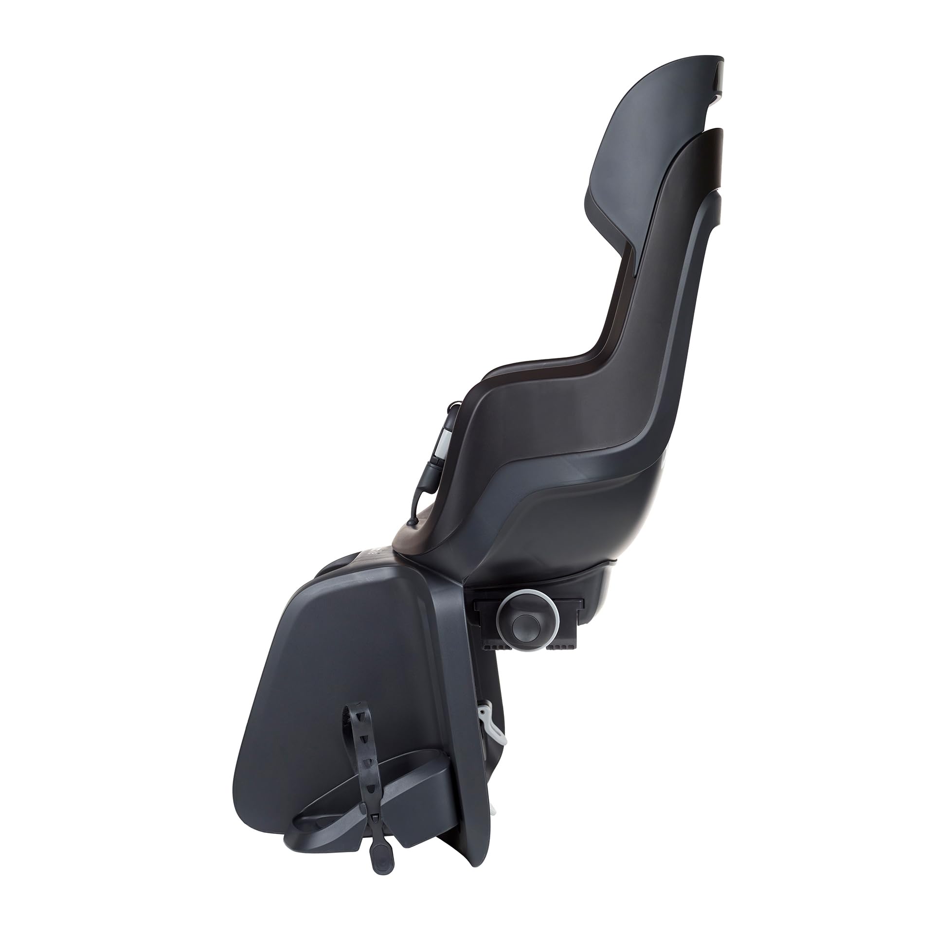 Bobike 8012300019 GO Maxi CFS XR Seggiolino Posteriore Per Bici Con Portapacchi, Per Bambini Da 9 Mesi A 6 Anni, Max 22 kg, Poggiapiedi Regolabili, Senza Attrezzi, Nero Urbano