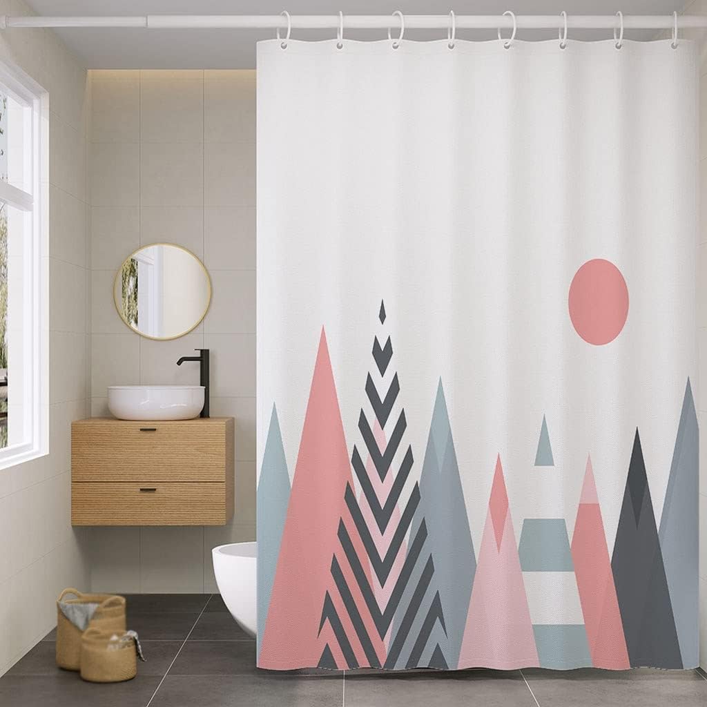 Home Polyester Bathroom Shower Curtain Waterproof(80cm*180cm)