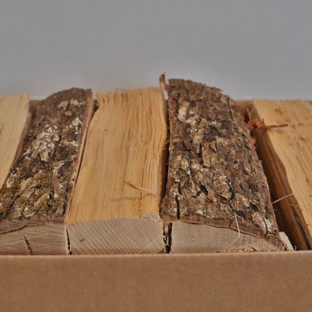 Smoak Firewood 12inch Length Premium Cooking Wood & Firewood Logs - Used for Grills, Smokers, Pizza ovens, firepits or fireplaces - USDA Certified Kiln Dried (White Oak - 12in pieces (45-50lbs))