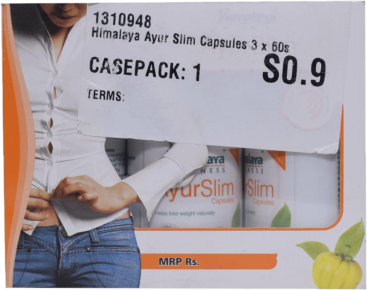 Himalaya Weight Loss Capsules - Ayur Slim, 3x60 Pieces Box