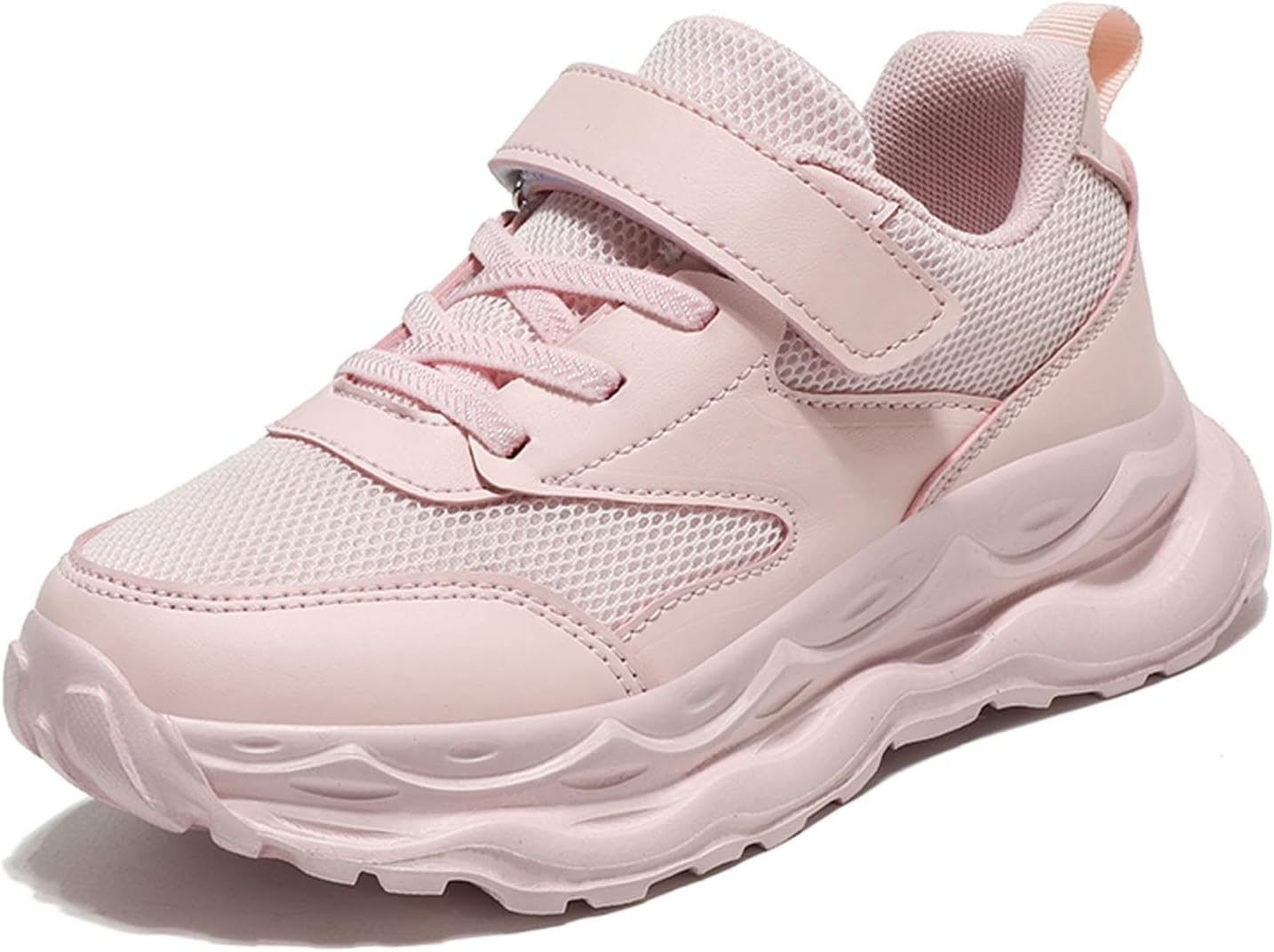 Kinder Laufschuhe Unisex - Atmungsaktive Turnschuhe Mit Klettverschluss Mesh