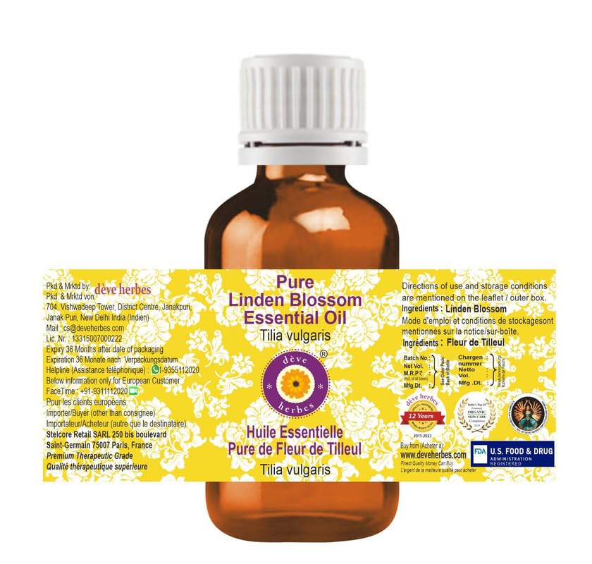 dève herbes Aceite Esencial de Tilo Puro 15ml miniatura 2