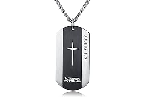 Christian Dog Tags for Men: Faith Statement with Style