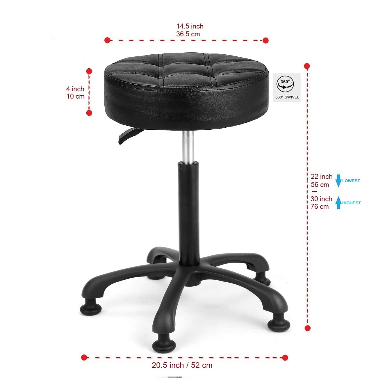 Amazon.com: McDooFly Height Adjustable Heavy Duty Stools