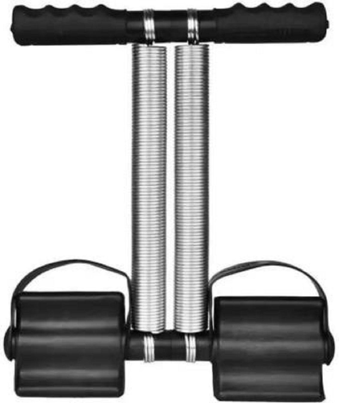 Double Tummy Trimmer Spring Body Shaper Weight Loss Equipment Ab Exerciser (Black)-picture-17