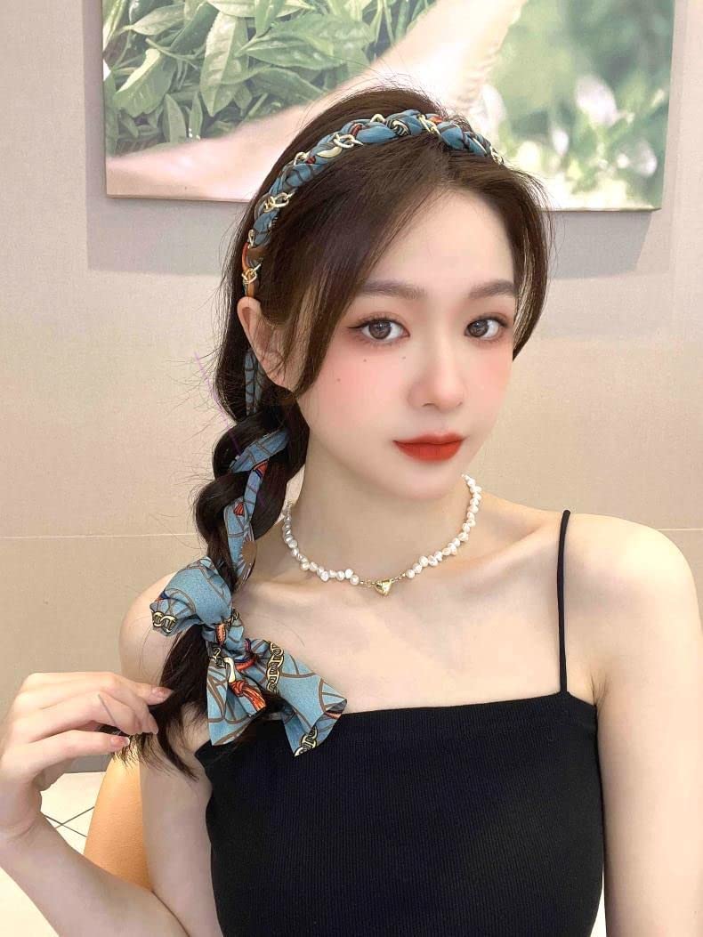 Amazon.co.jp: レトロなロングリボンヘッドバンド3個、女性用