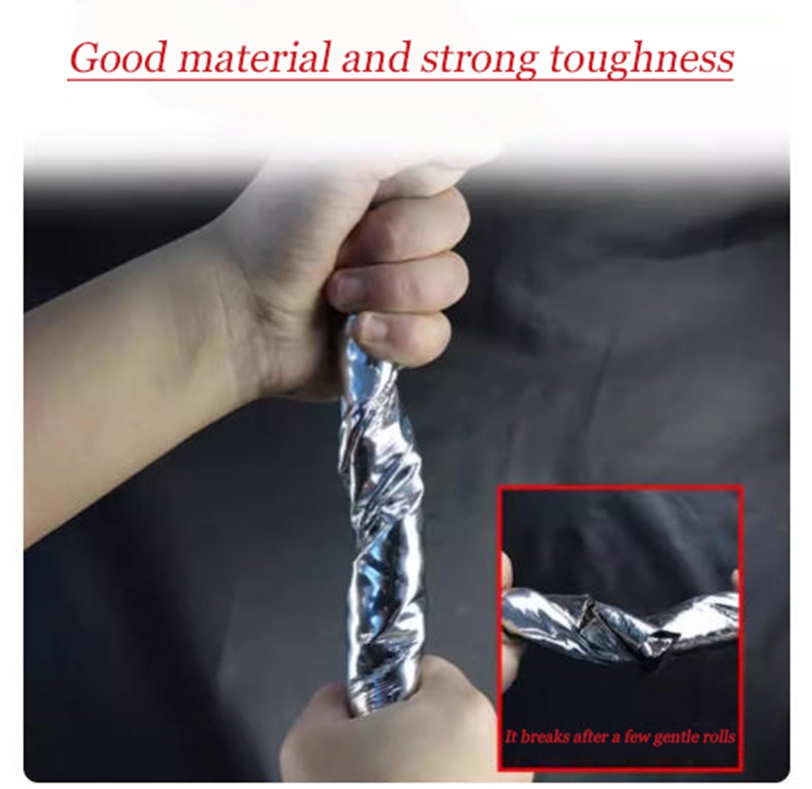 Cinta de sellado de butilo y aluminio, Negro Rollo Adhesivo de Tela Asfáltica，membrana for techos, cinta impermeable for techos,para Reparación Techos,Goteras,Grietas(THK1.2mm/W0.5*L5m)