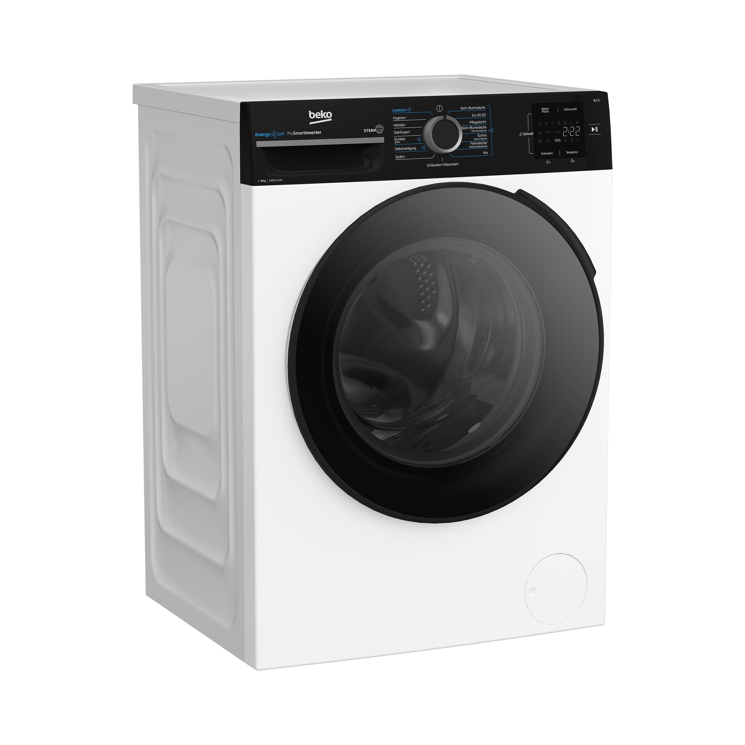 Beko BM3WFU3841R Waschmaschine 8 kg 1400 U/min SteamCure Dampffunktion Weiß