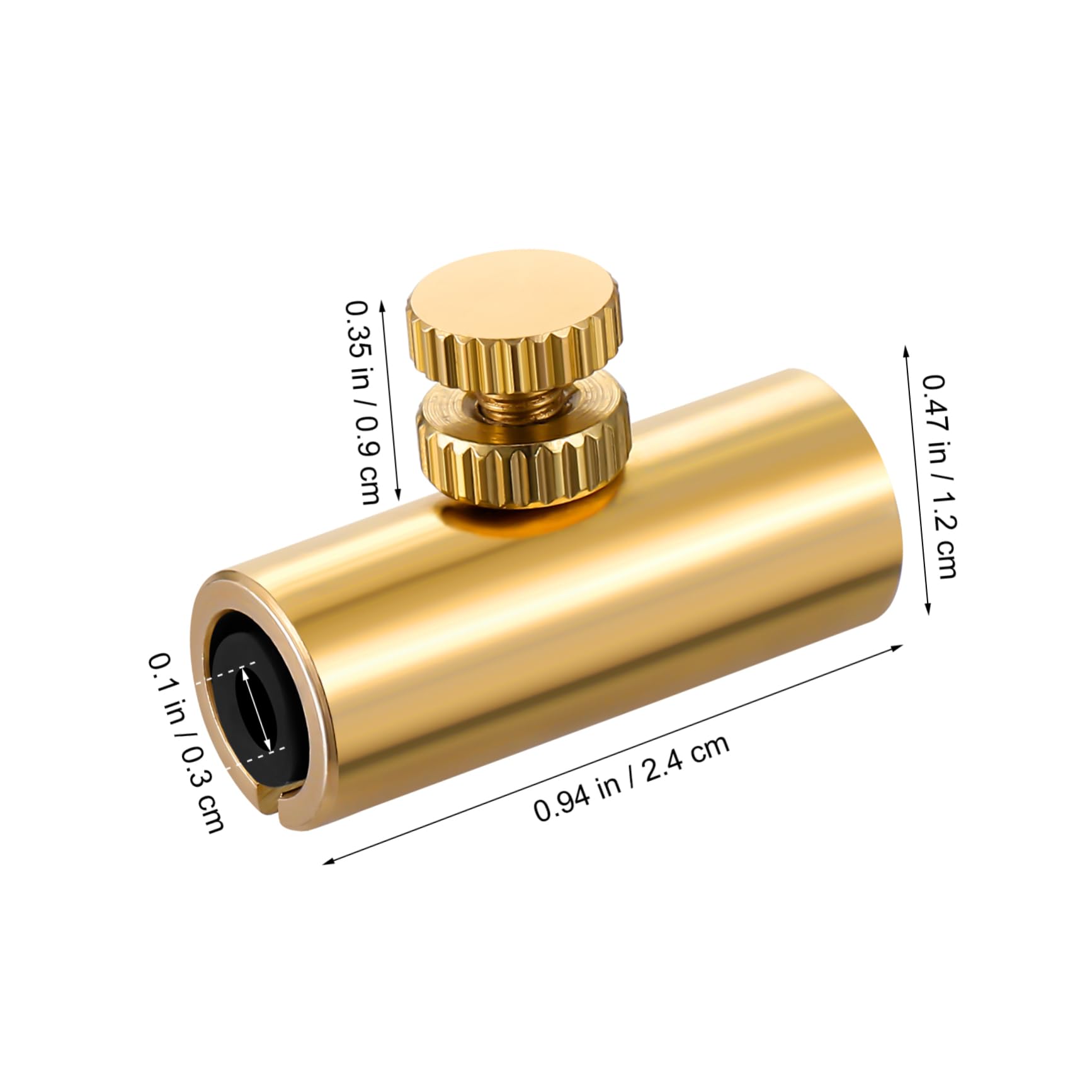 OFFSCH Ba33 Tuner Metal Mute for Tone Suppression Golden Accessory for Violin