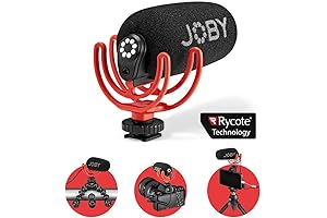 JOBY Wavo On-Camera Microphone Super Cardioid Pattern