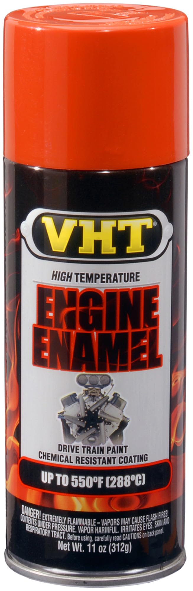 VHT Engine Enamel, Gloss, Chrysler Hemi-Orange, 11 oz