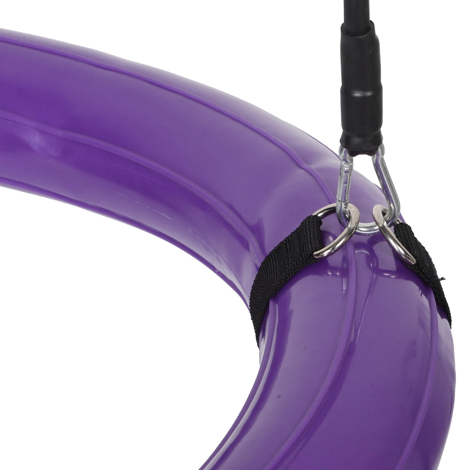 Supporto per Palla Yoga Fissato 60cm in PVC Porpora | Maniglia Integrata, Struttura Ispessita Anti-scivolo, Uso Home Gym e Pratica Domestica