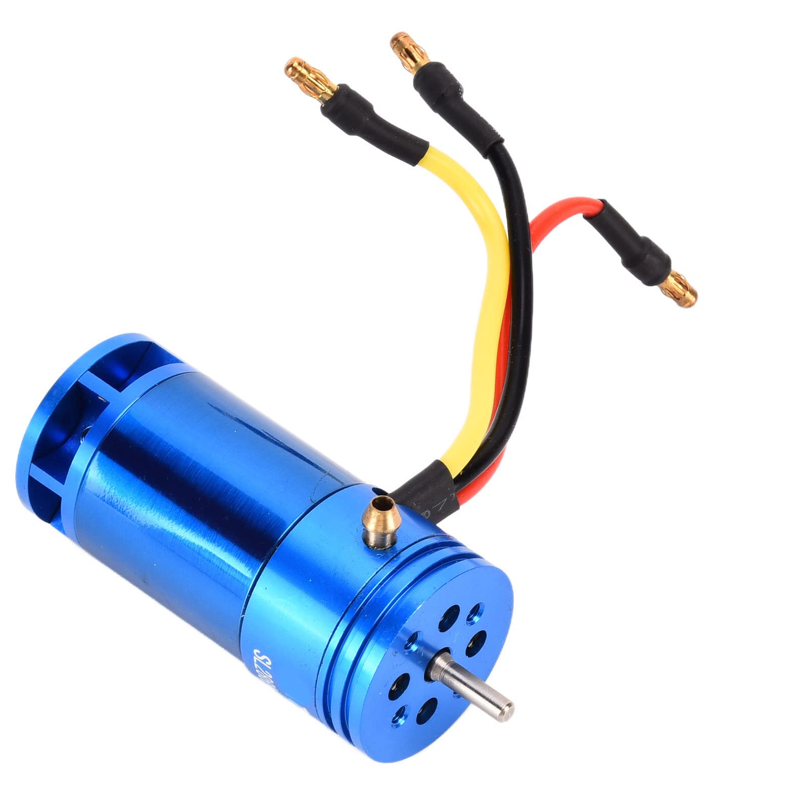 POENVFPO Alliage D'aluminium et de Cuivre RC Bateau Brushless Moteur pour SL2862 1500KV Moteur Brushless, à Faible Bruit, Refroidi à l'eau et Refroidi par Air avec Ventilateurs