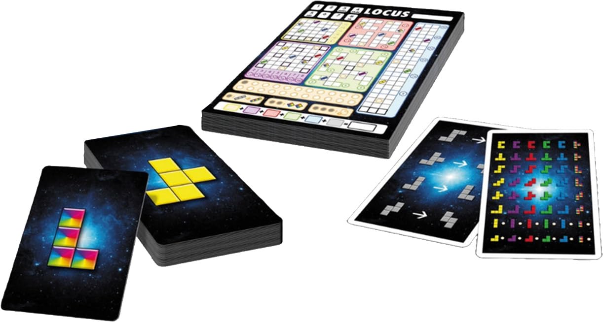 Asmodee - Locus - Tucker's Fun Factory - Strategiczna gra logiczna - Umieszczenie i optymalizacja - od 8 lat - 1 do 5 graczy - 30 min - w języku francuskim