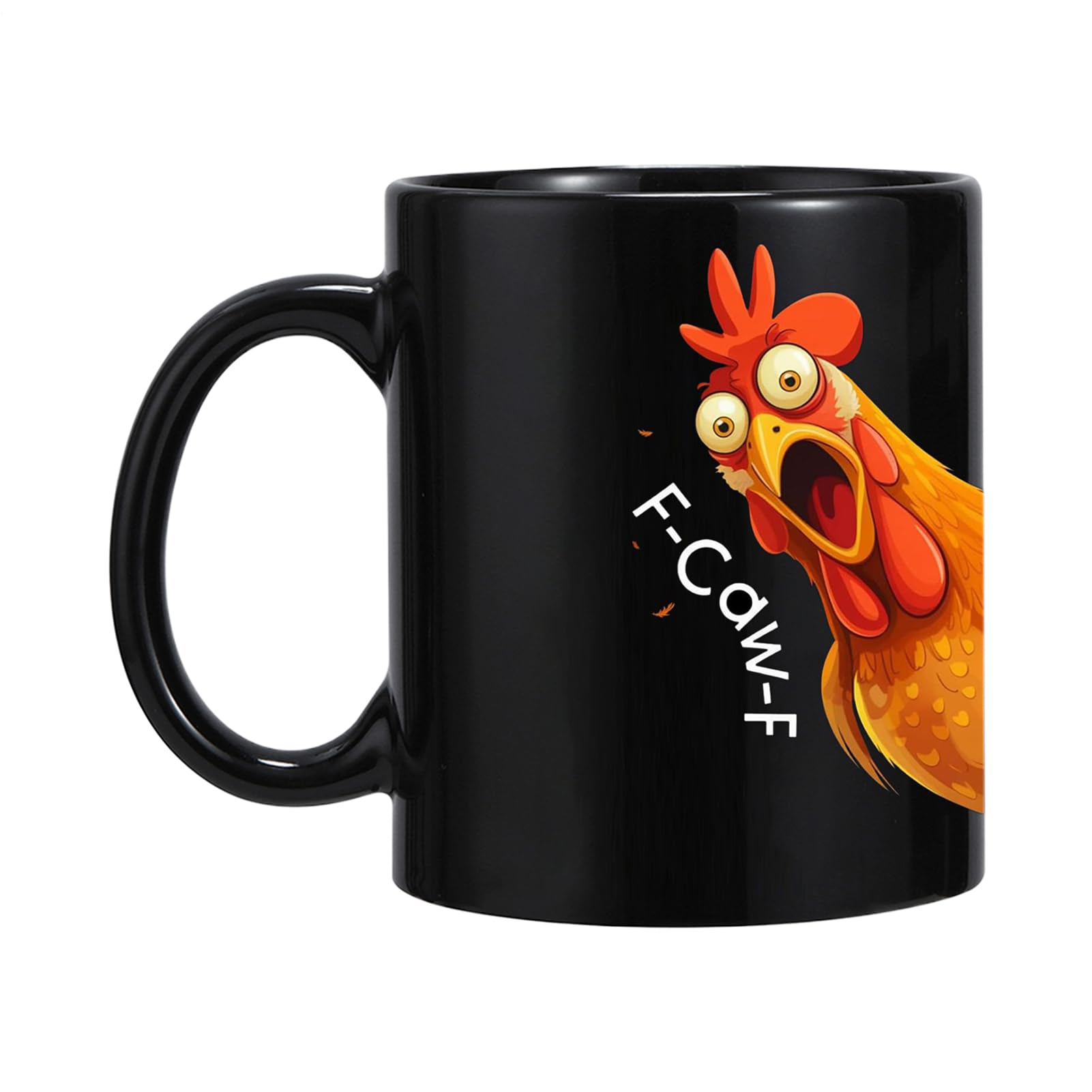 Travel,350ml Ceramic Drinking Cups With 350ml Capacity For And Water Design Chicken,For Women Men Kitchen Bar Office Home Birthday Christmas