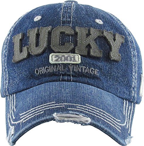 Image of Fashion Vintage Distressed Washed Assorted Baseball Cap Dad Hat Adjustable Unisex