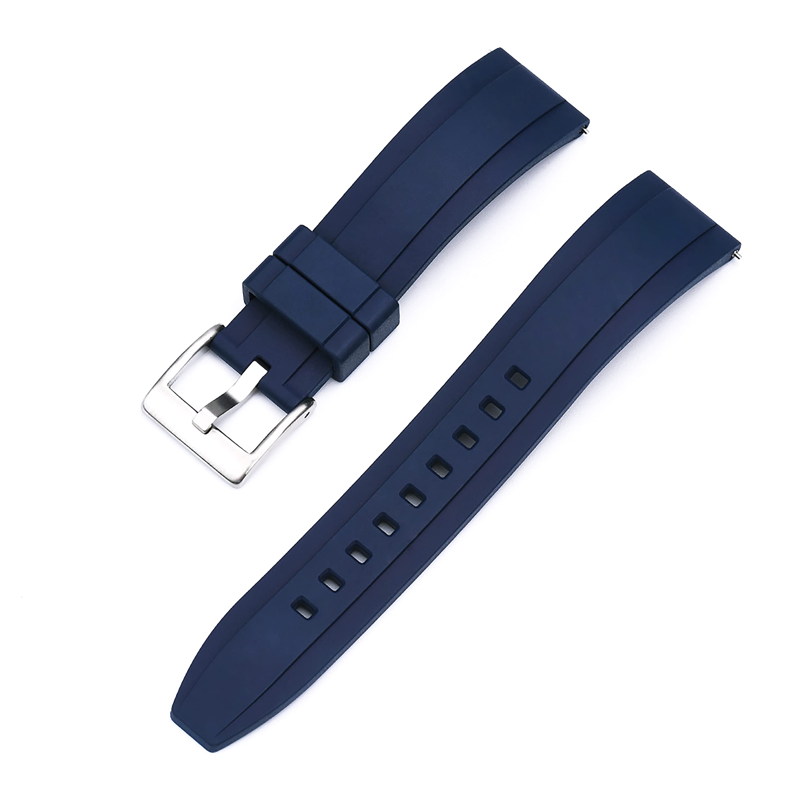 WAMD Quick Release FKM Rubber Watch Strap - Datona (Blue, 19 mm) (B0DBF3VWKR) Amazon Price History, Amazon Price Tracker