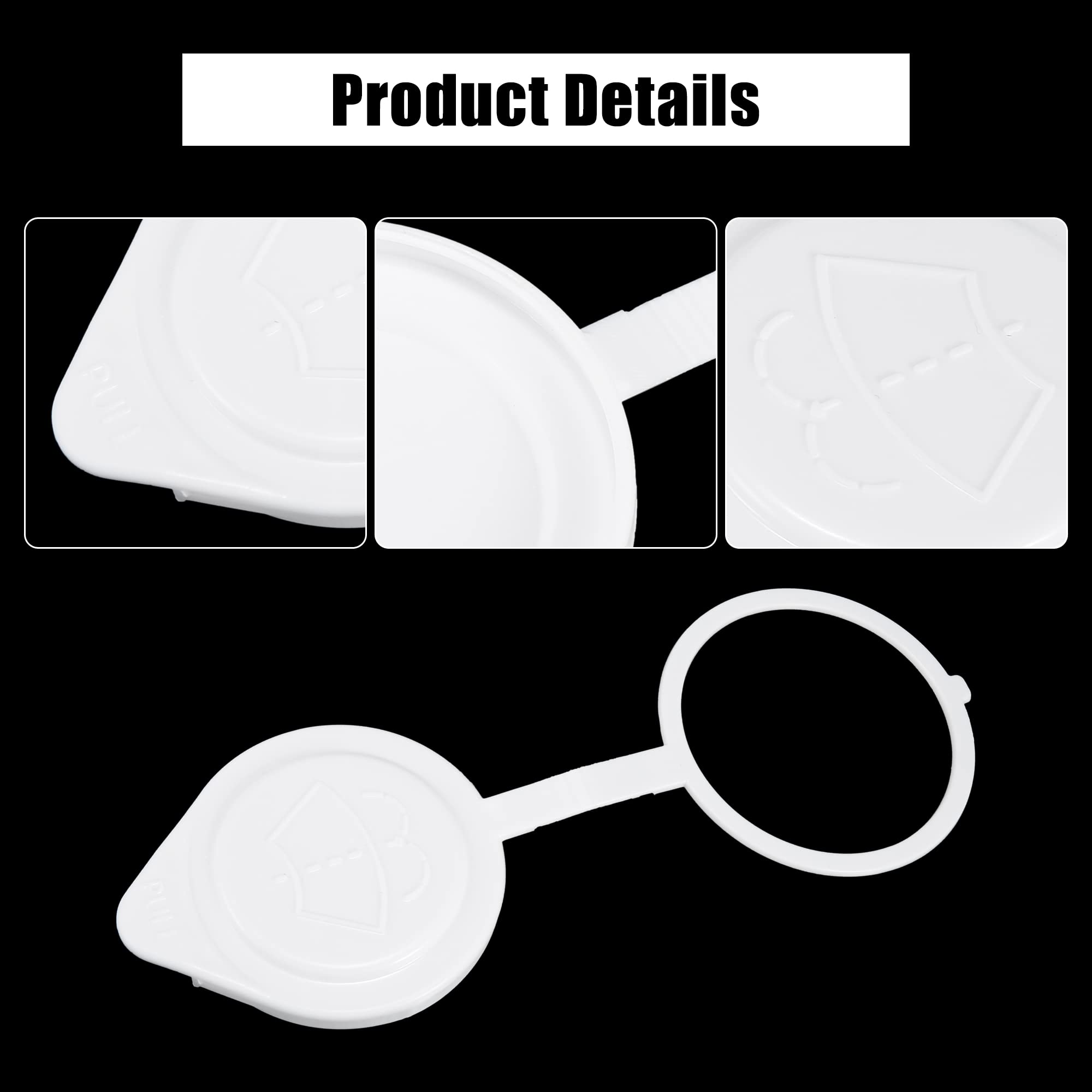 Amazon.com: X AUTOHAUX 2pcs MR597536 White Windshield Wiper Washer 