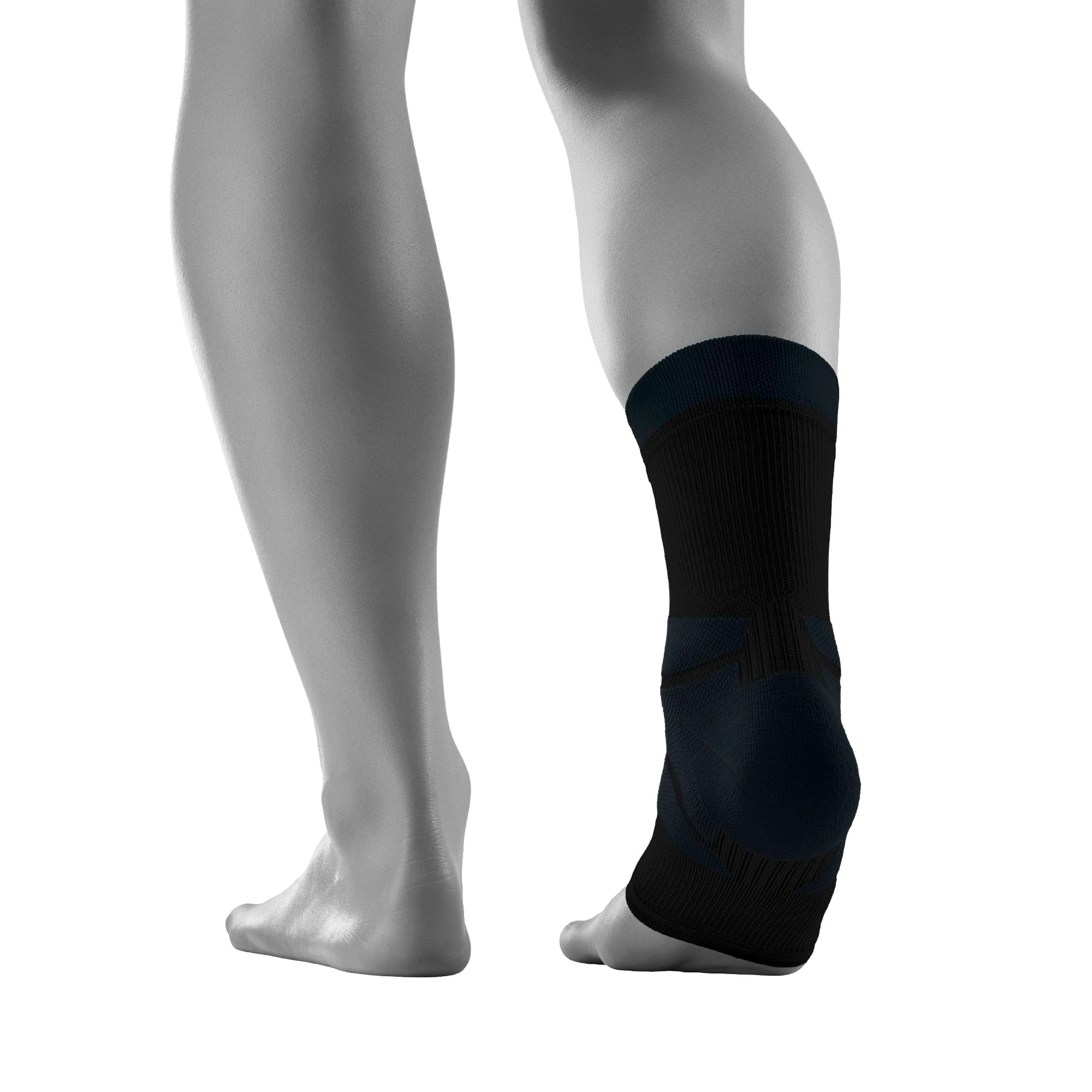 BAUERFEIND Manchon de cheville « Outdoor Compression Ankle Support », 1 chevillère unisexe en laine mérinos, portable à droite et à gauche, bandage de cheville pour équipement de randonnée