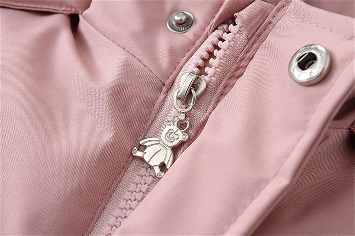 Baby Junge Mädchen Schneeanzug Kinder Langarm Hoodie Dicker Overall Skianzug Reißverschluss Einteiliger Body Winter Warmer Strampler