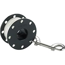 Dive Rite Finger Reel with Brass Clip Wreck Scuba Diving Tech Spool 60/120in