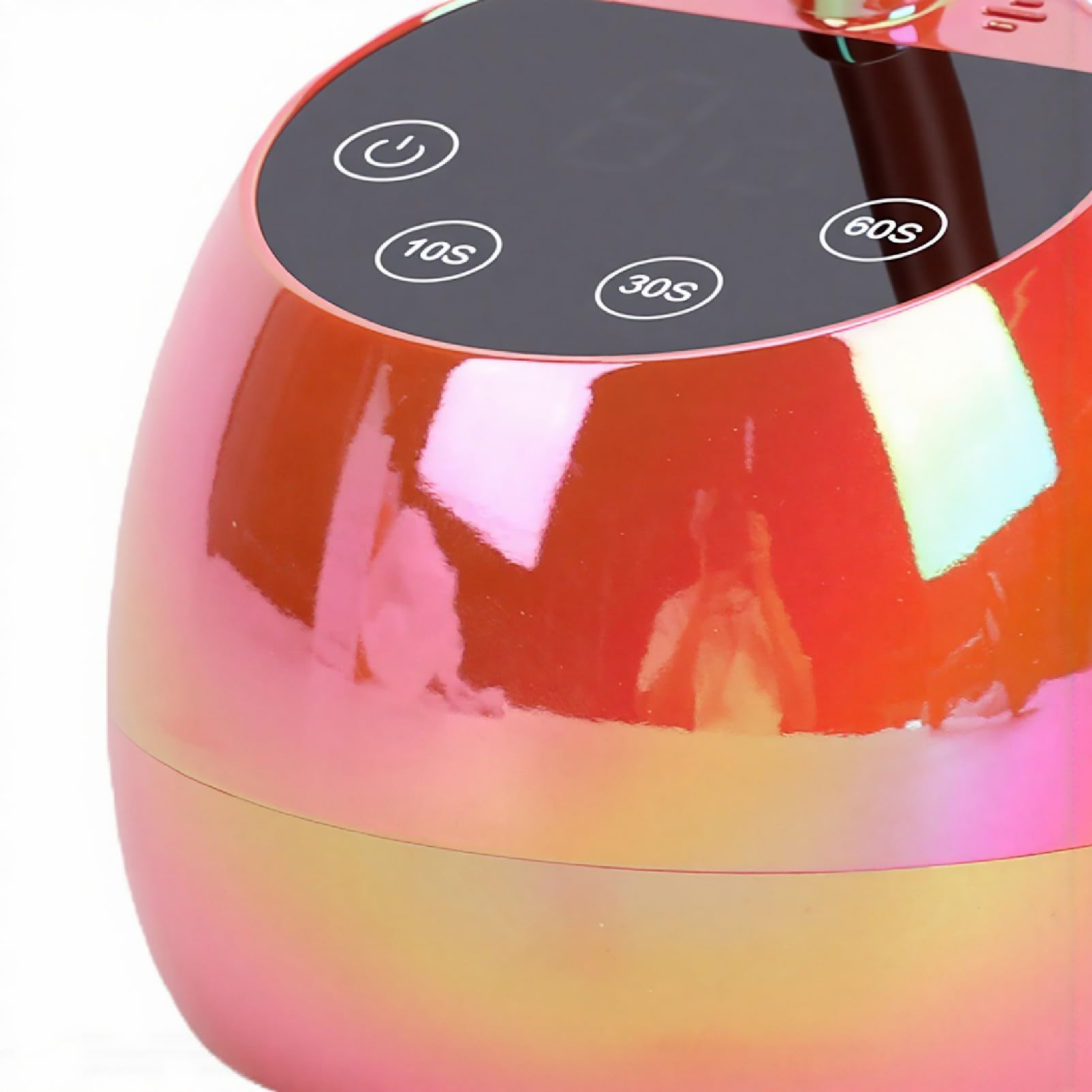 Pongnas Lampada per Unghie Ricaricabile Senza Fili 36 W Lampada per Unghie a LED Senza Fili per Manicure 12 Chip a Doppia Luce Asciugatura Rapida per Smalto (ORANGE)