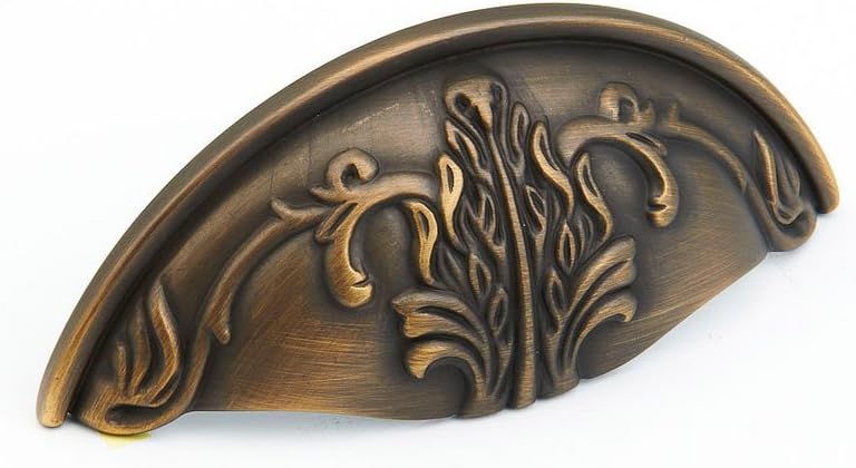 Schaub Corinthian Collection 3 in. (76mm) Cup Pull, Redington Brass - 872-RB