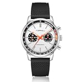 Mens Watches Chronograph 40mm Seagull Movement 1963 Pilots Mens Racing Chronograph Hand Wind Mechanical Watch Original ST1901 Movement Sapphire Luminous Pilot Wristwatches