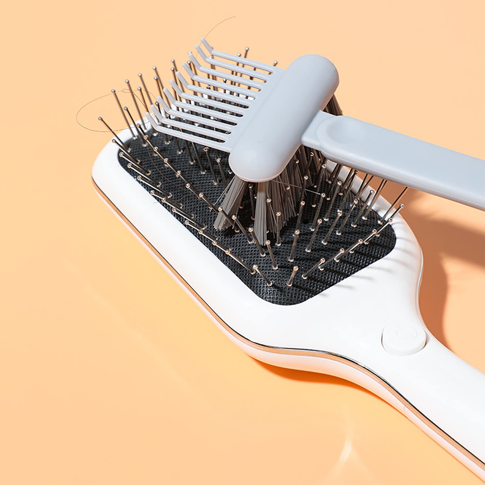 Bitray Haarbürsten-Reinigungsset – 2-teilig Mit Kamm & Haken – Entfernt Haare & Staub Von Bürsten Einfach