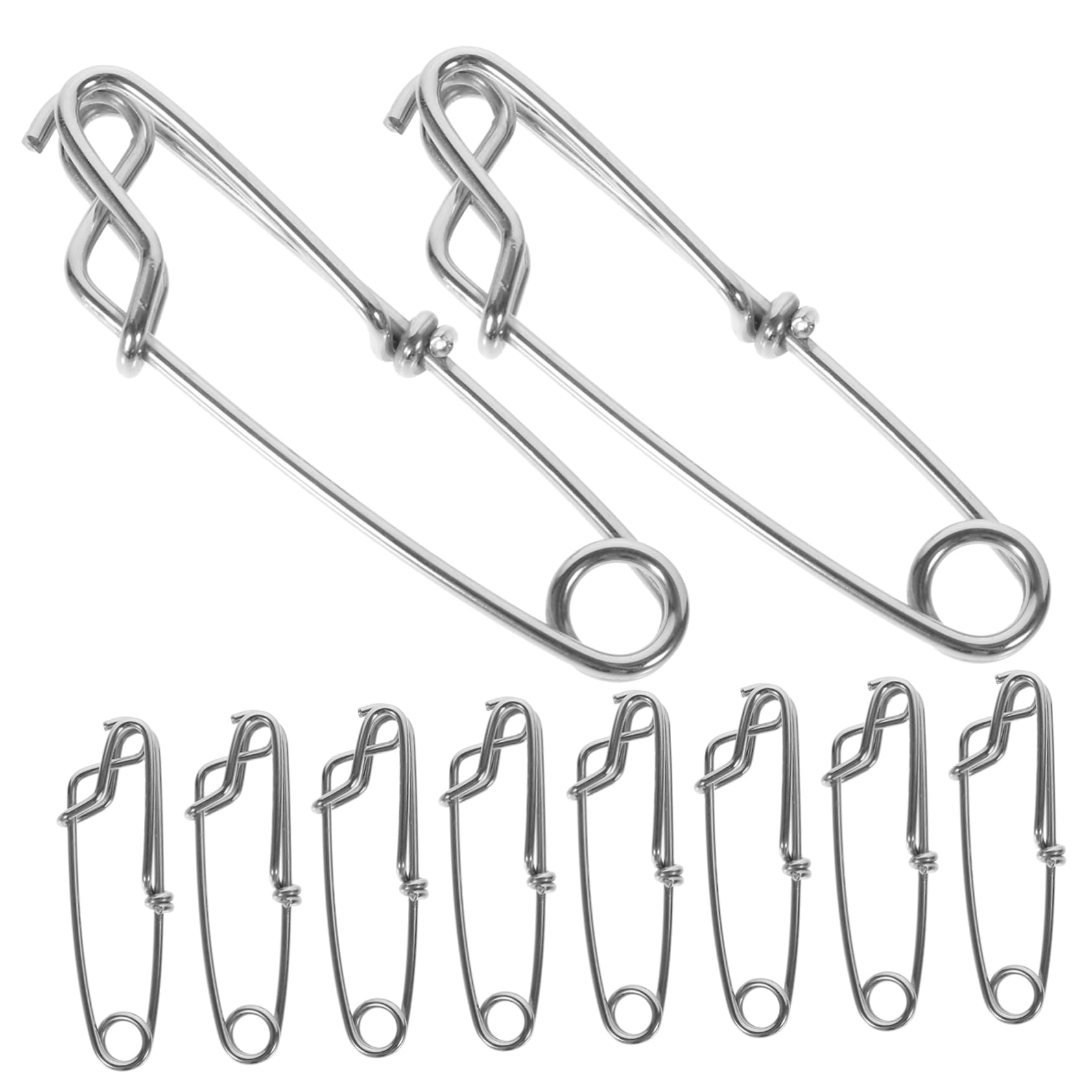 BESTonZON Broche Poisson Acier Inoxydable