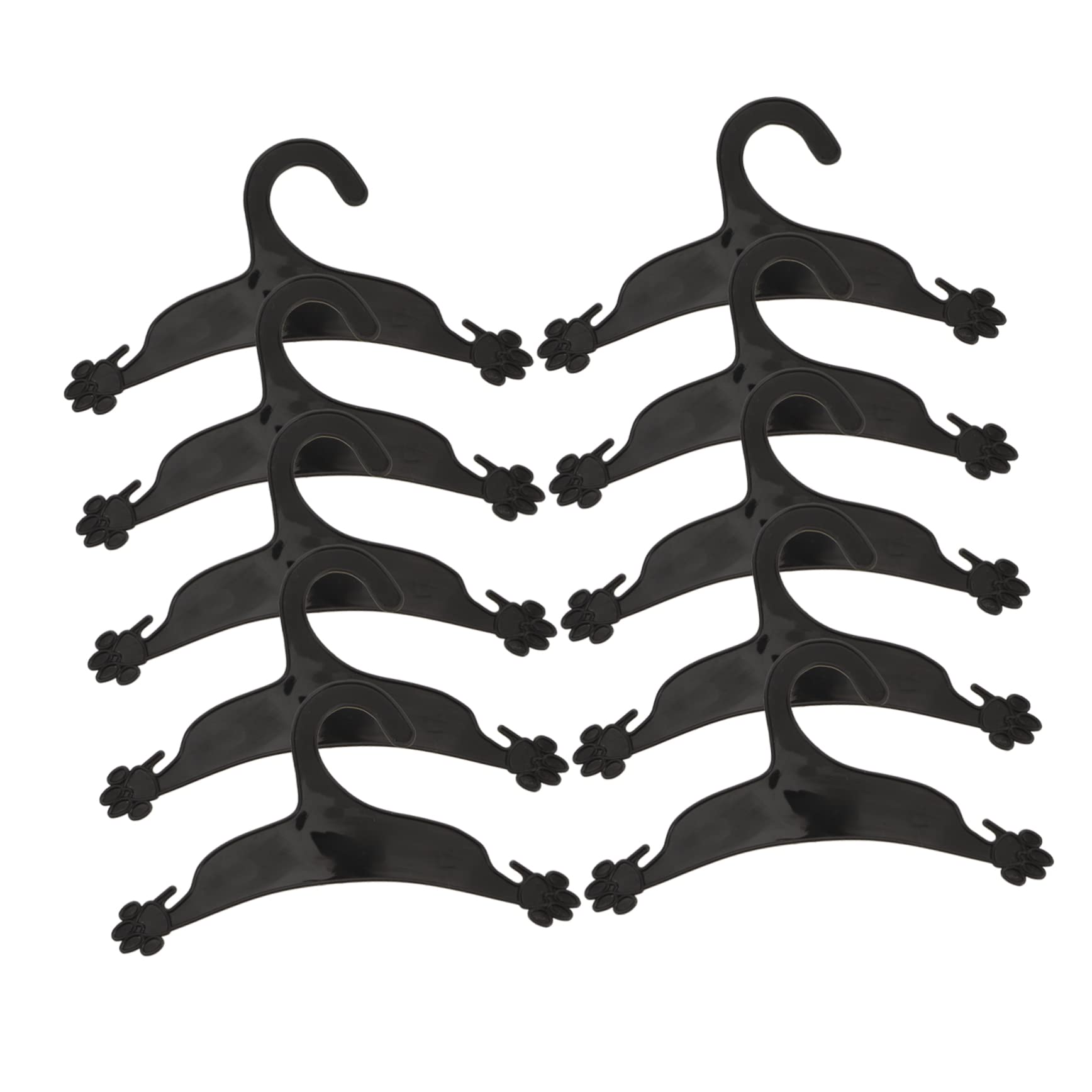 Garneck 10pcs Dog Clothes Hanger Creative Claw Shaped Pet Garment Hanger Non Skid Windproof Design for Travel Dorm Kitchen Bathroom Balcony Use