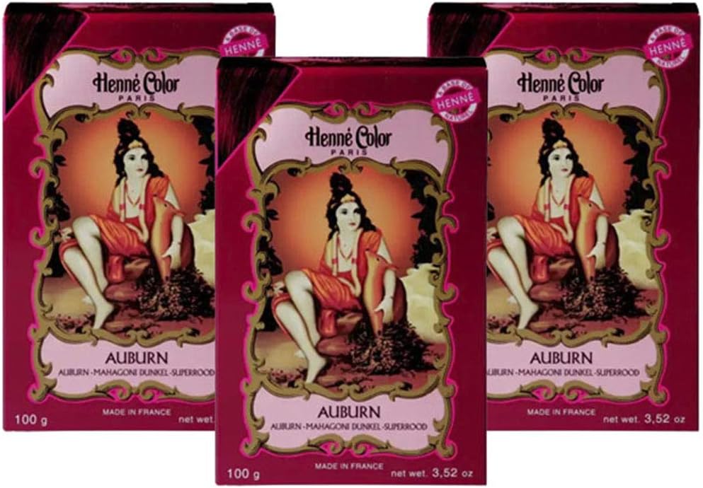 Henna Powder Auburn 100gm (PACK OF 3)