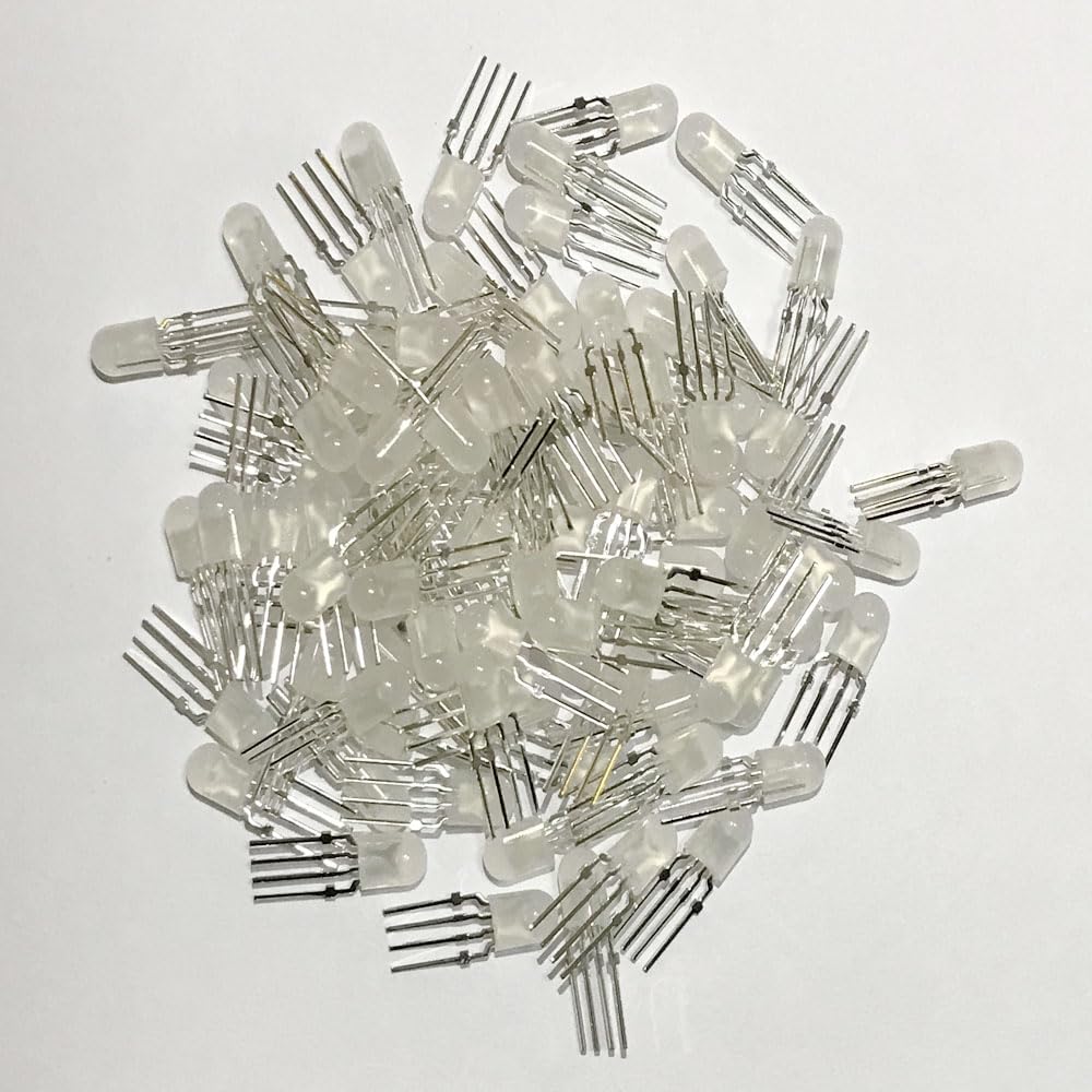 Soheryii LED Indicator 3in1 Full Color RGB LED Diode Light Low Voltage Circuit Emitting Diodes Bulb Lamp Christmas Lights Replacement and DIY