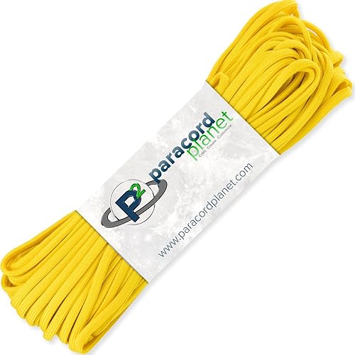 Miniatura 48 de Paracord Planet Cuerda táctica de paracaídas 550 Paracord de 100 pies (98.4 ft) - Cuerda de paracaídas táctica de 7 hebras de 0.157 in - Múltiples