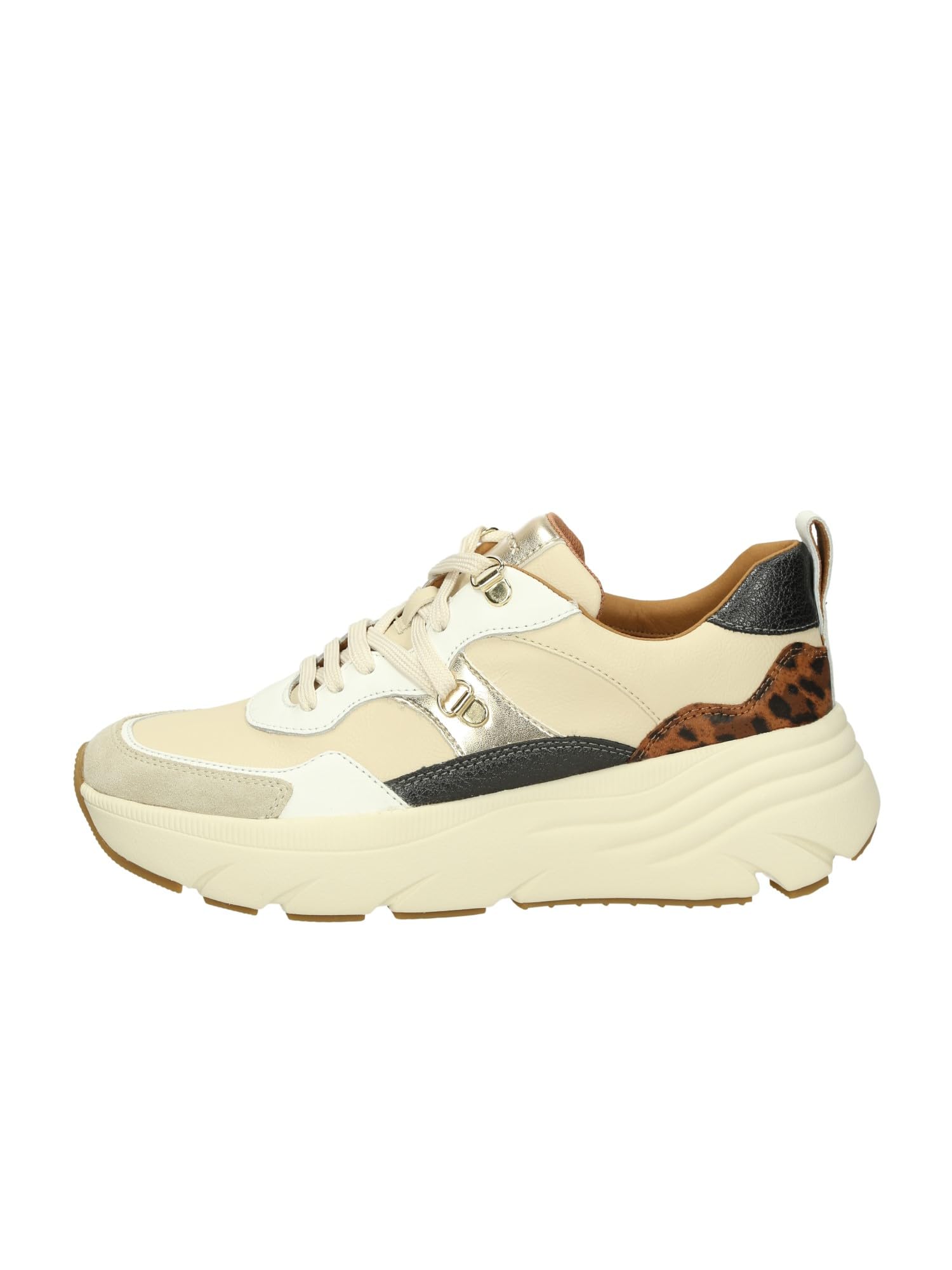 Geox Women's D Diamanta Trainers, Multicoloured, 4 UK