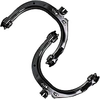 Vista 1384 de Detroit Axle - Kit de suspensión frontal de 8 piezas para Dodge Journey 2009-2015, 2 brazos de control inferiores, 2 rótulas, 2 varillas