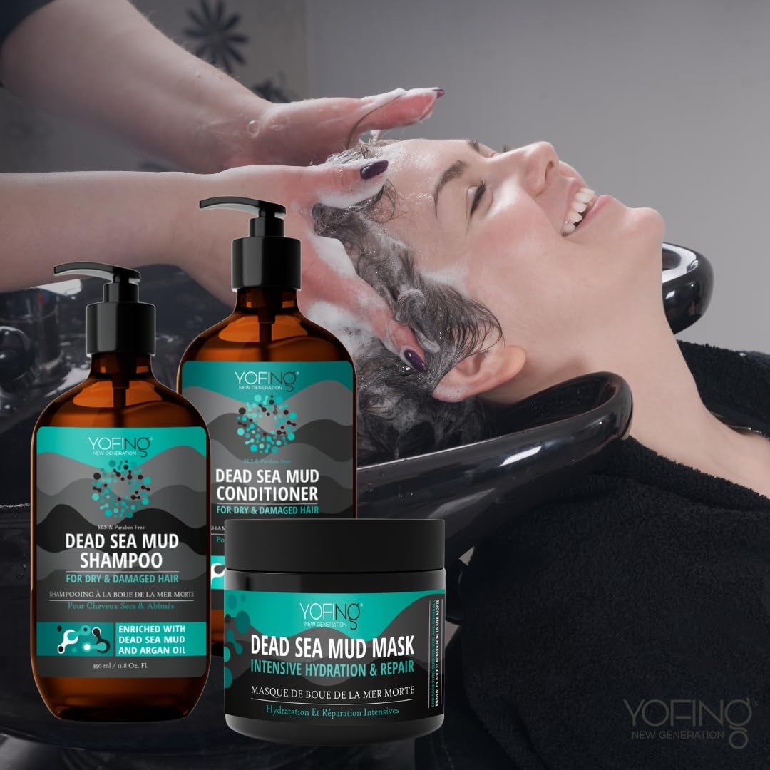 Amazon.co.jp: DEAD SEA MUD SHAMPOO 天然の死海の泥とアルガンオイル