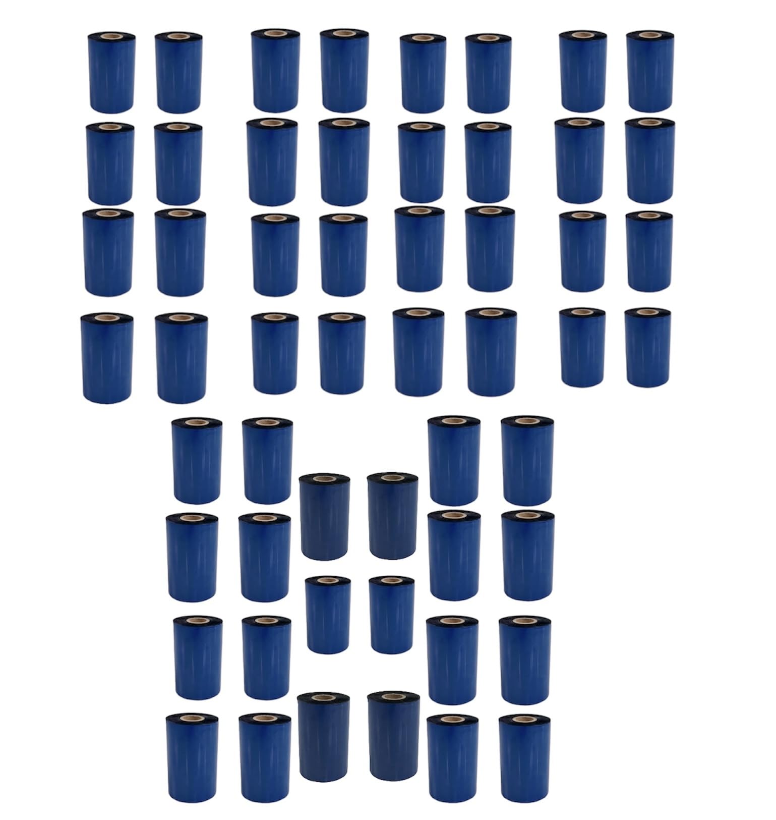 AVG Packaging Supplies Thermal Transfer Printer Ribbon Ink Roll – Bulk Black Standard Resin-Enhanced Wax Ribbons (4.33" x 1476'/110mm x 450m) –