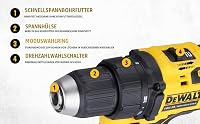 DEWALT DEWDCD708N DCD708N XR Bürstenloser Kombi-Bohrer, 18 V, blanke Einheit, Schwarz-Gelb – Ansicht 4
