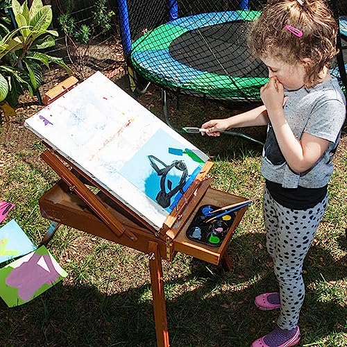 Stretched Canvas, 6x8, 8x10, 10x12, 12x16, 8 Set Artist Canvase Frame Board Panels, 100% Cotton Blank Canvase Oil Acrylic Watercolor Pouring Paint, Acid-Free for Kids & Artists - Thumbnail 7