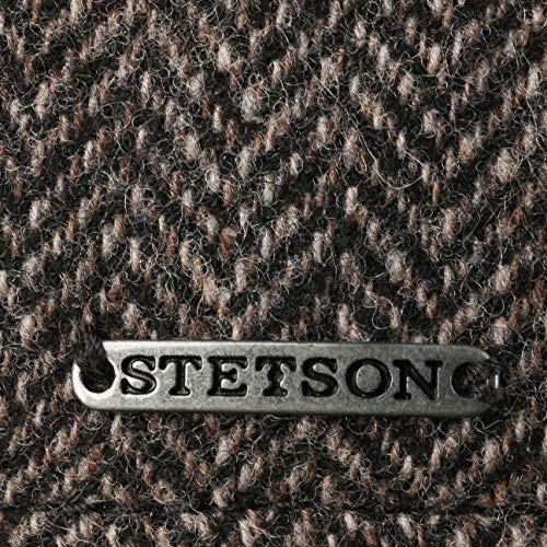 Stetson Plano Wool Cap Men Dark Brown 7 1/4-7 3/8 #TOP6