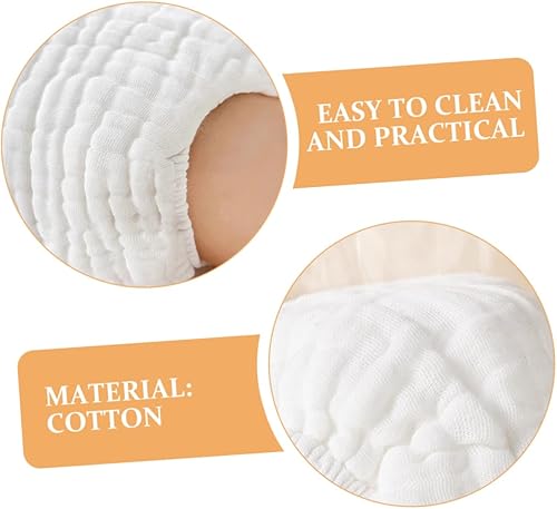 Miniatura 3 de Pañal de natación para bebé, 5 insertos de pañales de algodón lavables reutilizables, suaves y cómodos, insertos de pañal de tela para bebé