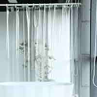 Amazon｜CFGZC 透明 シャワーカーテン 200*200cm 180*180cm 透明