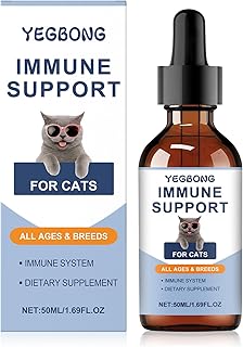 Vitamine Tropfen für Katzen, Multivitamintropfen für Katzen, Cat Flüssige Multivitamin für Gelenke, Immungesundheit, Haut - 50ML