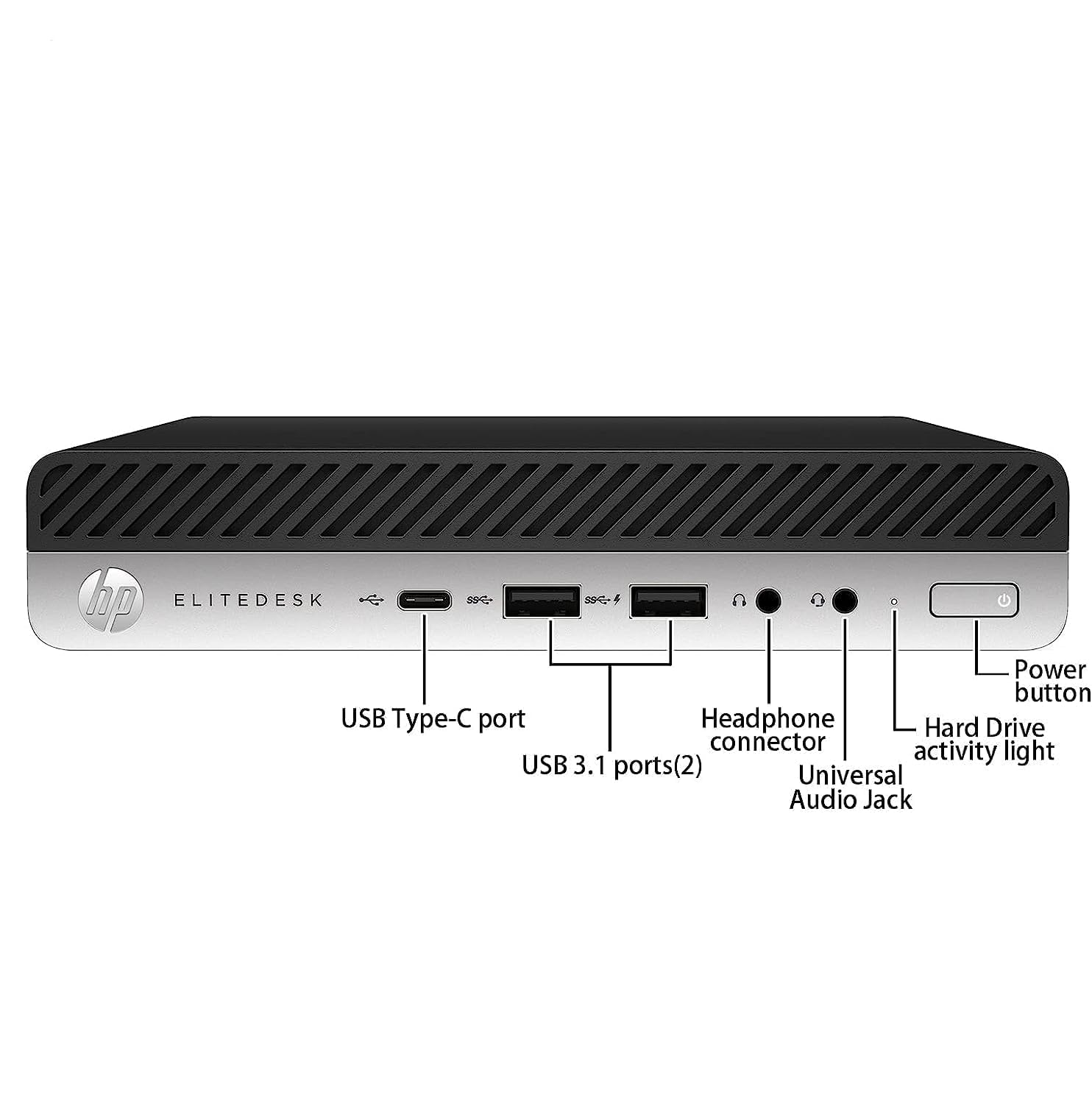 Amazon.com: HP EliteDesk 800 G4 Mini PC de escritorio empresarial